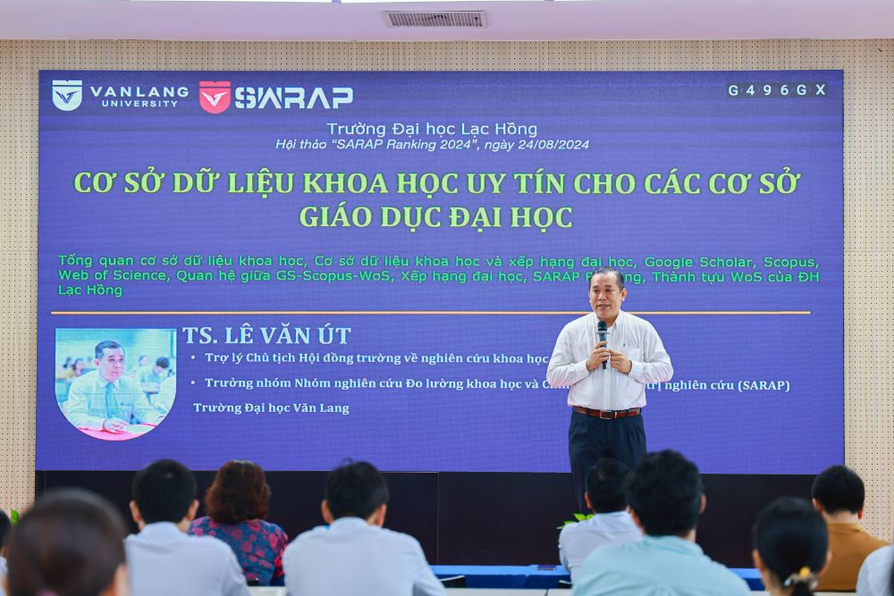 Hội thảo cơ sở dữ liệu khoa học uy tín cho các cơ sở giáo dục đại học